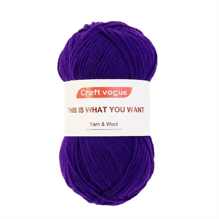 grey acrylic yarn