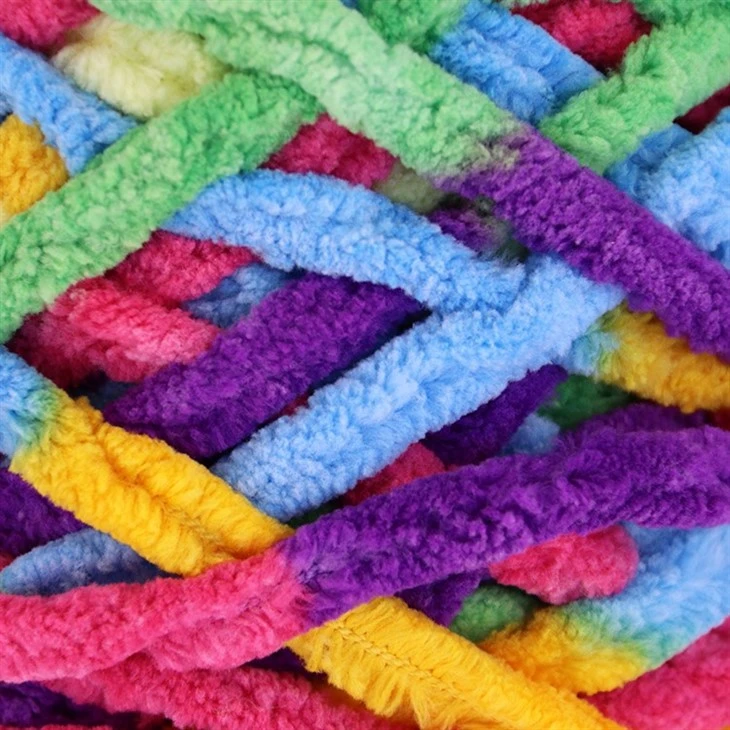 multi coloured super chunky wool