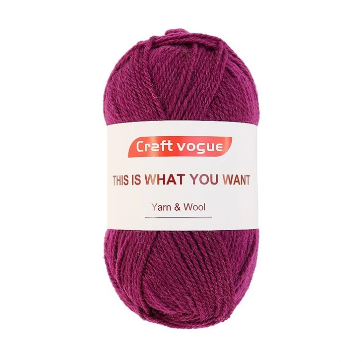 pale pink double knitting wool