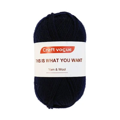 Fil de llana merino negre
