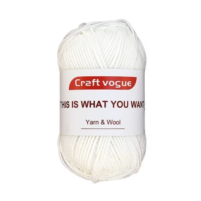 Fil de cotó blanc